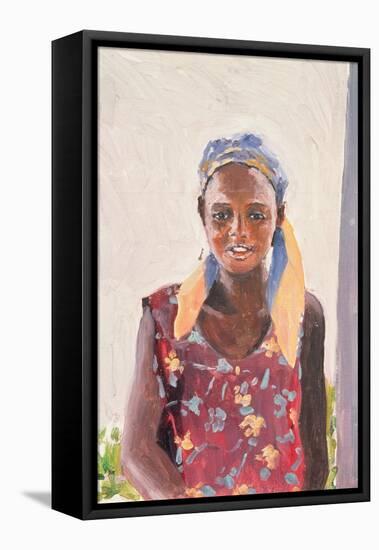 Malagasy Girl, 1989-Tilly Willis-Framed Premier Image Canvas