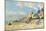 Malakoff Tower and the Shore at Trouville-Eugène Boudin-Mounted Giclee Print