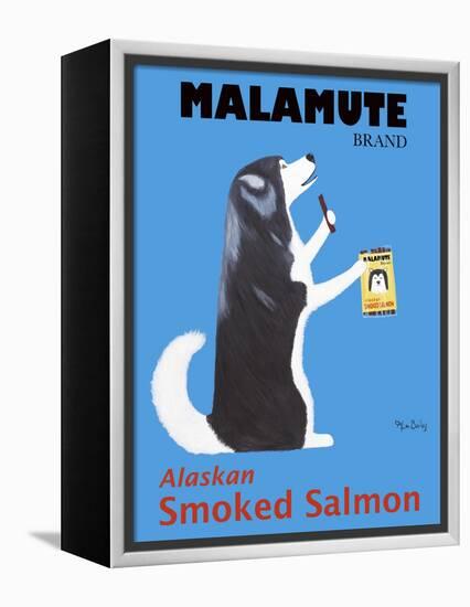 Malamute Salmon-Ken Bailey-Framed Premier Image Canvas