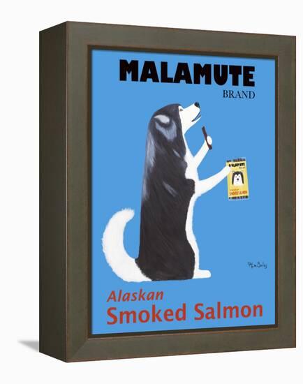 Malamute Salmon-Ken Bailey-Framed Premier Image Canvas