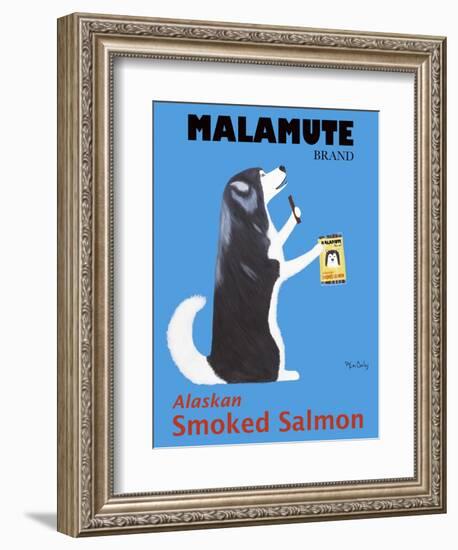 Malamute Salmon-Ken Bailey-Framed Giclee Print