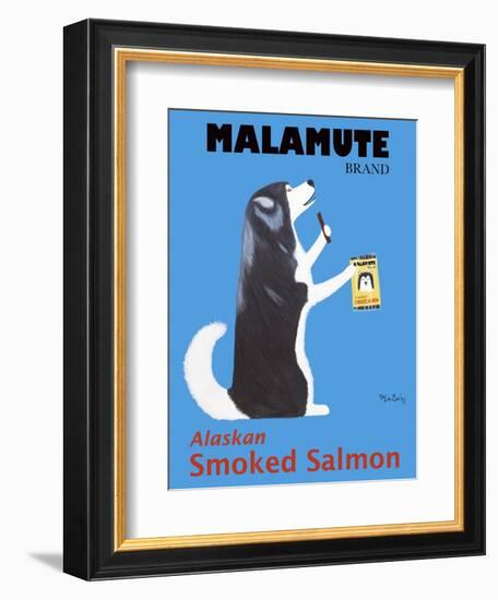 Malamute Salmon-Ken Bailey-Framed Giclee Print