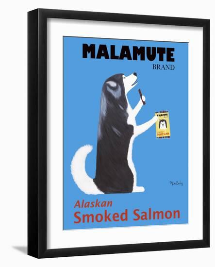 Malamute Salmon-Ken Bailey-Framed Giclee Print