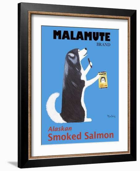 Malamute Salmon-Ken Bailey-Framed Giclee Print