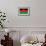 Malawi Flag Design with Wood Patterning - Flags of the World Series-Philippe Hugonnard-Framed Art Print displayed on a wall