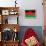 Malawi Flag Design with Wood Patterning - Flags of the World Series-Philippe Hugonnard-Framed Stretched Canvas displayed on a wall