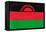 Malawi Flag Design with Wood Patterning - Flags of the World Series-Philippe Hugonnard-Framed Stretched Canvas