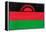 Malawi Flag Design with Wood Patterning - Flags of the World Series-Philippe Hugonnard-Framed Stretched Canvas