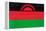 Malawi Flag Design with Wood Patterning - Flags of the World Series-Philippe Hugonnard-Framed Stretched Canvas