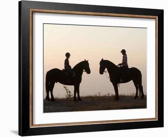 Malawi, Zomba Plateau, a Horse Riding Safari Is a Popular Way to Explore Zomba Plateau, (MR)-John Warburton-lee-Framed Photographic Print