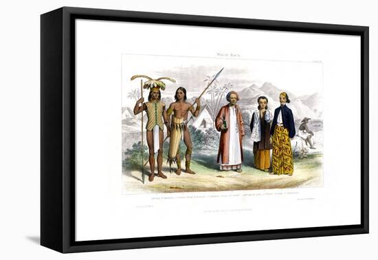 Malay Race, 1800-1900-R Anderson-Framed Premier Image Canvas