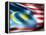 Malaysia Country Flag 3D Illustration-pling-Framed Stretched Canvas