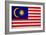 Malaysia Flag Design with Wood Patterning - Flags of the World Series-Philippe Hugonnard-Framed Art Print