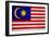 Malaysia Flag Design with Wood Patterning - Flags of the World Series-Philippe Hugonnard-Framed Art Print