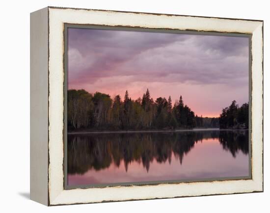 Malberg Lake, Boundary Waters Canoe Area Wilderness, Superior National Forest, Minnesota, USA-Gary Cook-Framed Premier Image Canvas