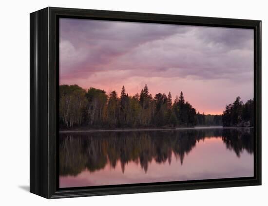 Malberg Lake, Boundary Waters Canoe Area Wilderness, Superior National Forest, Minnesota, USA-Gary Cook-Framed Premier Image Canvas