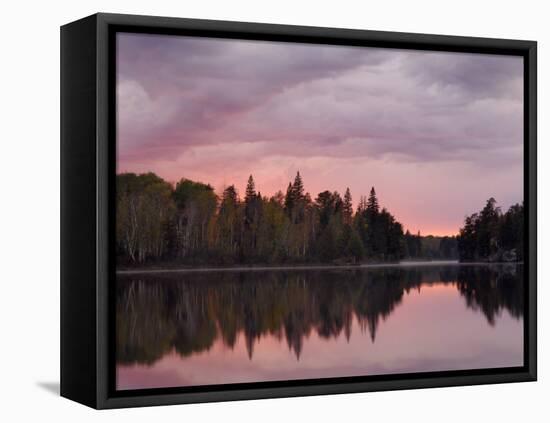 Malberg Lake, Boundary Waters Canoe Area Wilderness, Superior National Forest, Minnesota, USA-Gary Cook-Framed Premier Image Canvas