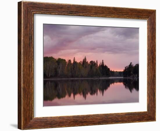 Malberg Lake, Boundary Waters Canoe Area Wilderness, Superior National Forest, Minnesota, USA-Gary Cook-Framed Photographic Print