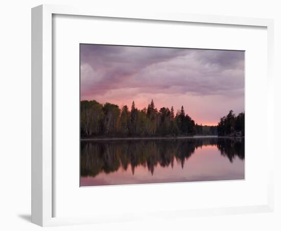 Malberg Lake, Boundary Waters Canoe Area Wilderness, Superior National Forest, Minnesota, USA-Gary Cook-Framed Photographic Print