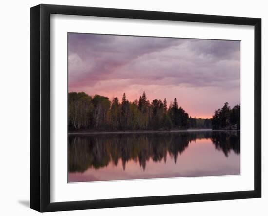 Malberg Lake, Boundary Waters Canoe Area Wilderness, Superior National Forest, Minnesota, USA-Gary Cook-Framed Photographic Print