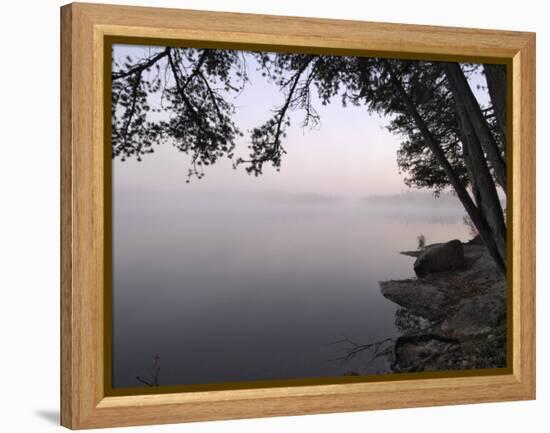 Malberg Lake, Boundary Waters Canoe Area Wilderness, Superior National Forest, Minnesota, USA-Gary Cook-Framed Premier Image Canvas