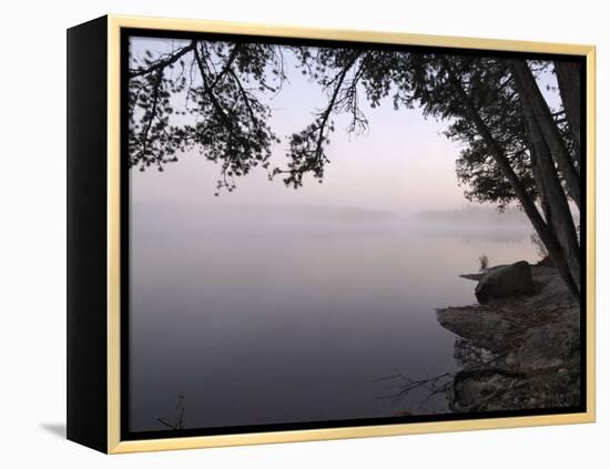 Malberg Lake, Boundary Waters Canoe Area Wilderness, Superior National Forest, Minnesota, USA-Gary Cook-Framed Premier Image Canvas