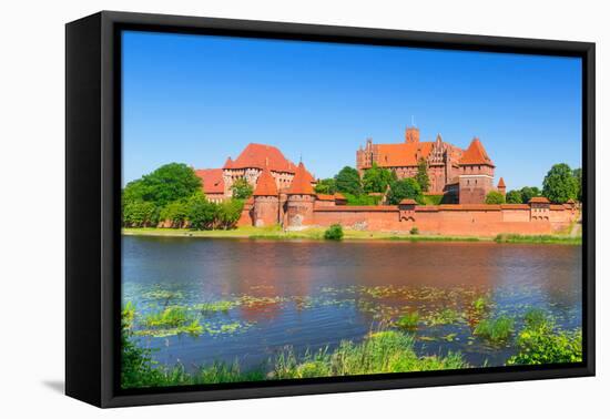 Malbork Castle in Summer Scenery, Poland-Patryk Kosmider-Framed Premier Image Canvas