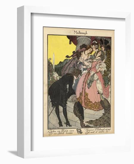 Malbrough S'en Va T'en Guerre-Gerda Wegener-Framed Art Print