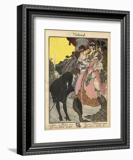 Malbrough S'en Va T'en Guerre-Gerda Wegener-Framed Art Print