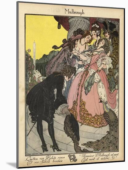 Malbrough S'en Va T'en Guerre-Gerda Wegener-Mounted Art Print