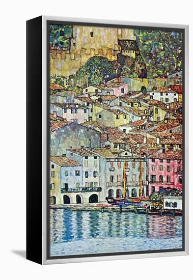 Malcena At The Gardasee-Gustav Klimt-Framed Stretched Canvas