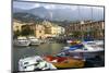 Malcesine, Harbor, Lake Garda, Lombardy, Italy-Peter Adams-Mounted Photographic Print