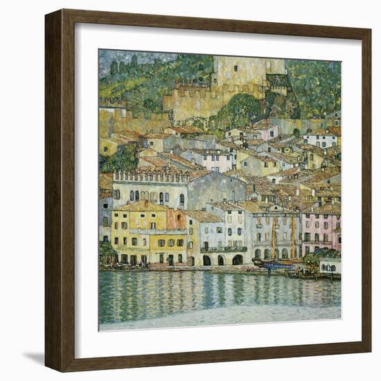 Malcesine, Lake Garda, 1913-Gustav Klimt-Framed Premium Giclee Print