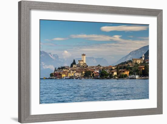 Malcesine, Lake Garda, Veneto, Italy-Stefano Politi Markovina-Framed Photographic Print
