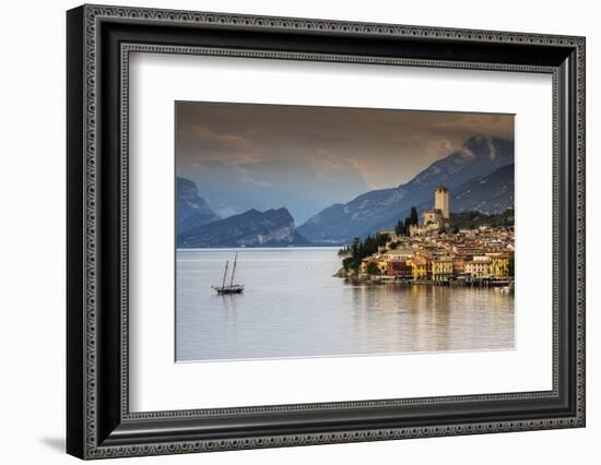 Malcesine, Lake Garda, Veneto, Italy-Stefano Politi Markovina-Framed Photographic Print