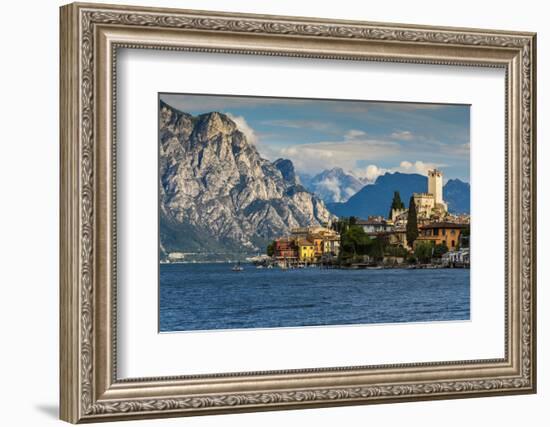 Malcesine, Lake Garda, Veneto, Italy-Stefano Politi Markovina-Framed Photographic Print