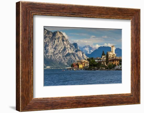 Malcesine, Lake Garda, Veneto, Italy-Stefano Politi Markovina-Framed Photographic Print