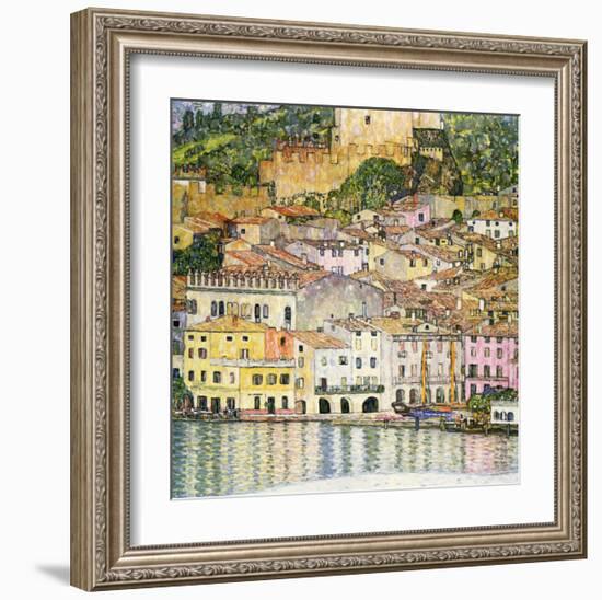 Malcesine on Lake Garda-Gustav Klimt-Framed Giclee Print