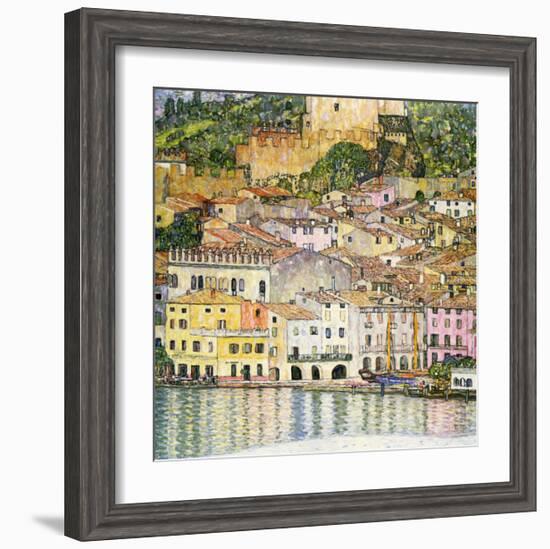 Malcesine on Lake Garda-Gustav Klimt-Framed Giclee Print