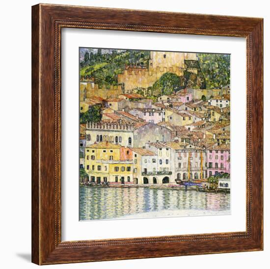 Malcesine on Lake Garda-Gustav Klimt-Framed Giclee Print