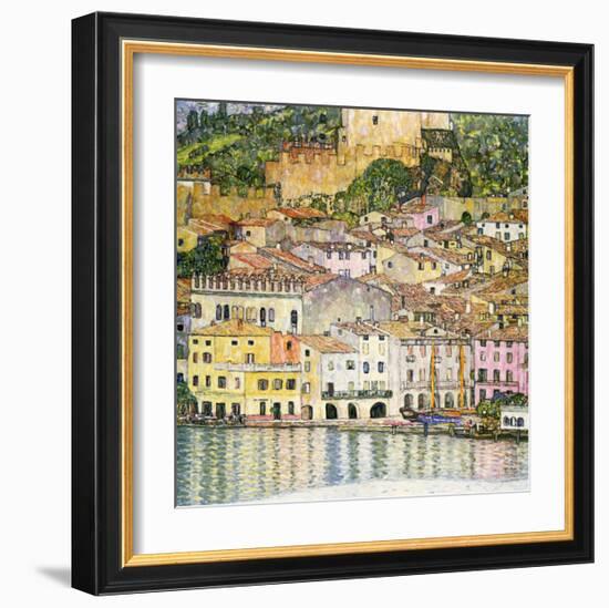 Malcesine on Lake Garda-Gustav Klimt-Framed Giclee Print