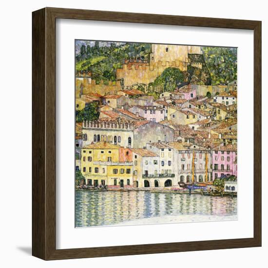 Malcesine on Lake Garda-Gustav Klimt-Framed Giclee Print