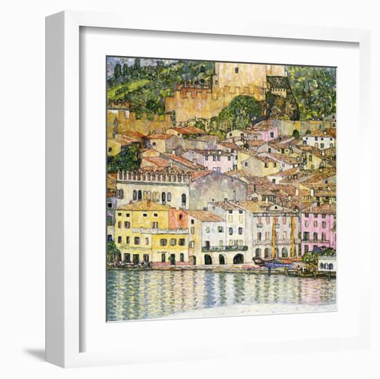 Malcesine on Lake Garda-Gustav Klimt-Framed Giclee Print