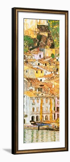 Malcesine sul Garda (detail)-Gustav Klimt-Framed Art Print