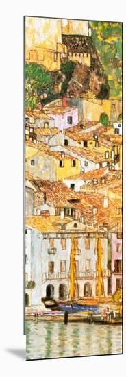 Malcesine sul Garda (detail)-Gustav Klimt-Mounted Art Print