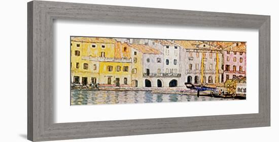 Malcesine Sul Garda Detail-Gustav Klimt-Framed Art Print