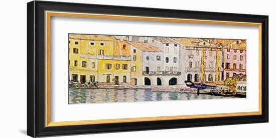 Malcesine Sul Garda Detail-Gustav Klimt-Framed Art Print