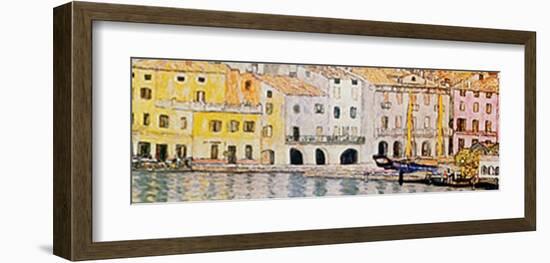 Malcesine Sul Garda Detail-Gustav Klimt-Framed Art Print