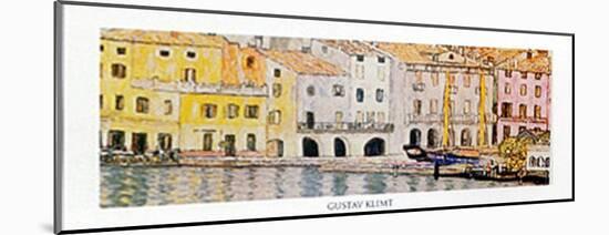 Malcesine Sul Garda Detail-Gustav Klimt-Mounted Art Print