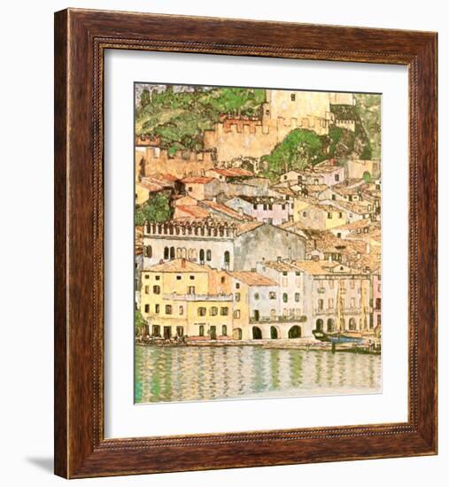 Malcesine sul Garda-Gustav Klimt-Framed Art Print